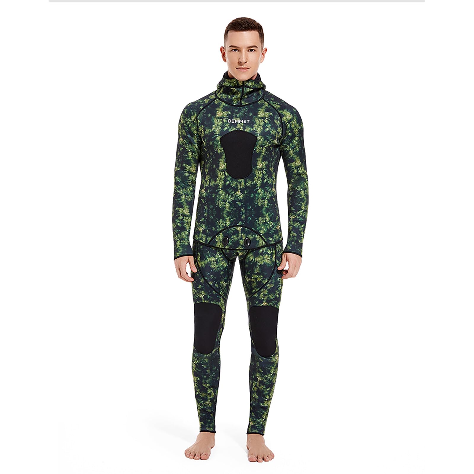 Neoprene Immersione Muta 3MM Inverno Caldo Uomo Cappuccio Surf Cerniera Anteriore Snorkeling Pescare Cappuccio Muta Subacquea