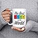 Artisan Owl The Best Teacher Mug – 15oz Funny Science Large Ceramic Tea & Coffee Cup with Periodic Table – Thoughtful Present for Teachers, Christmas or Appreciation Week