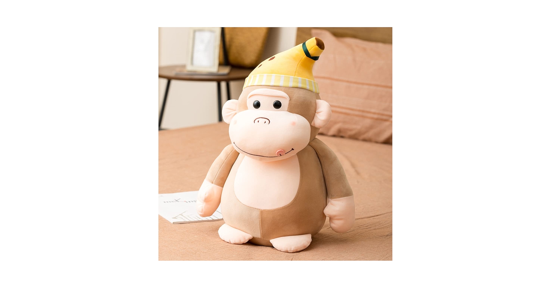 Amazon｜[LSDZW] サル ぬいぐるみ 30cm 猿 抱き枕 猿だきまくら