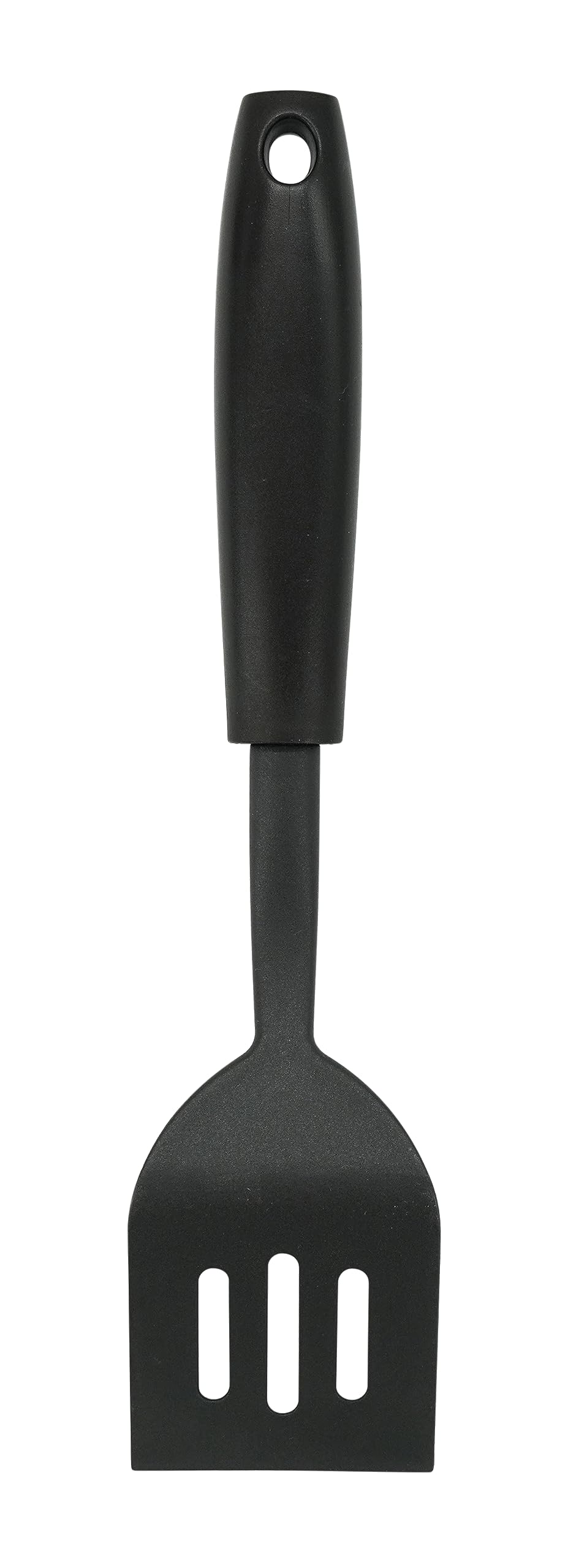 Fackelmann INITIAL Mini Slotted Turner, Plastic, Fish Slice, Non-stick Kitchen Cooking Spatula, Anti-Scratch, Burger Flipper, Heat-Resistant, Cooking Draining & Frying BBQ Utensil, 25.5cm