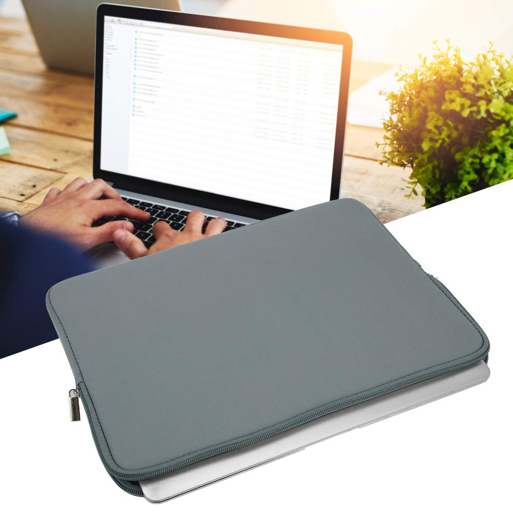 Pokrowiec na Laptopa 15,6 Cala Pokrowiec Ochronny Zapinana na Zamek Torba na ramię do Notebooka, Torba na Zasilacz dla Unisex-czarna (15,6 cala #19)