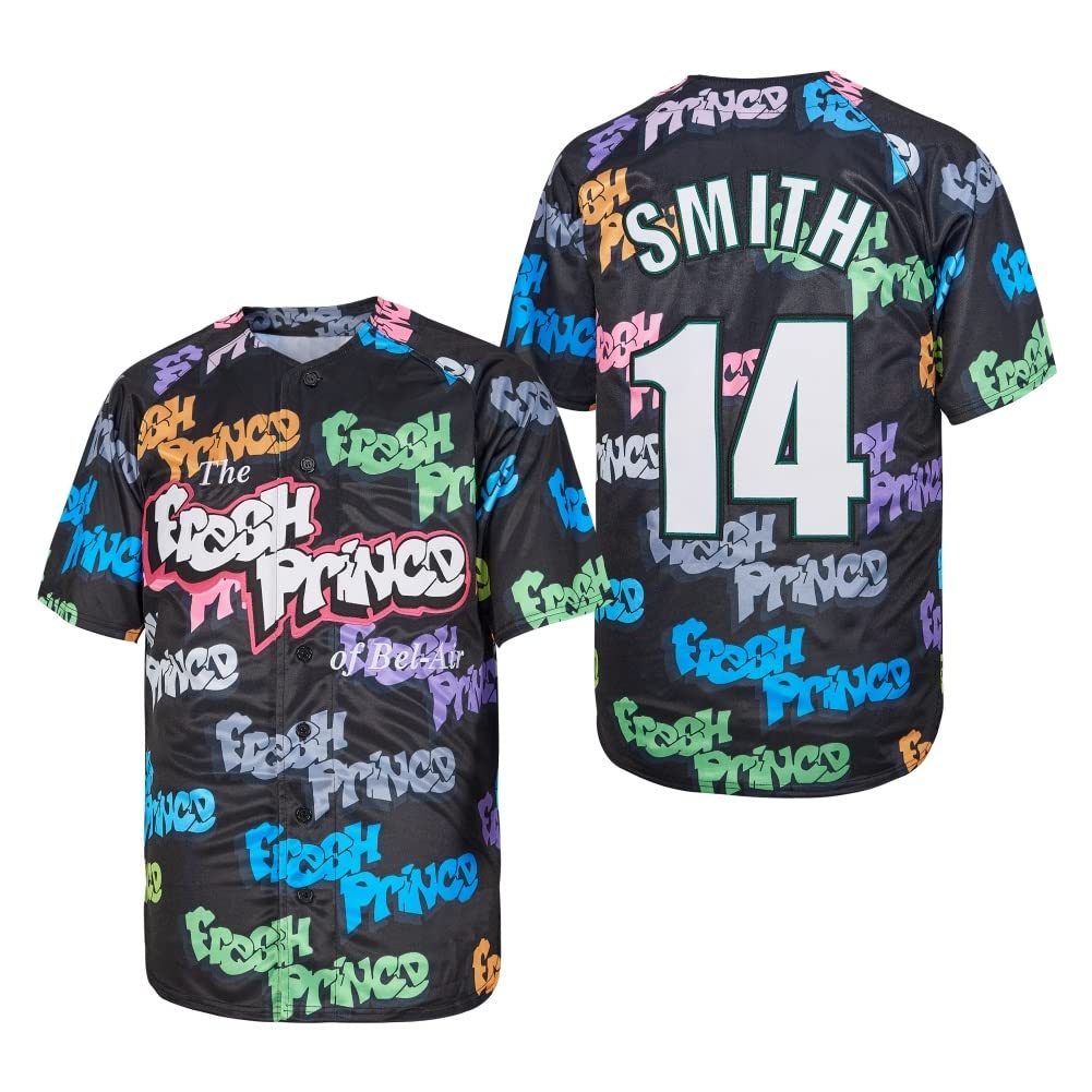 #14 The Fresh Prince of Bel Air Academy Baseball Jersey for Men