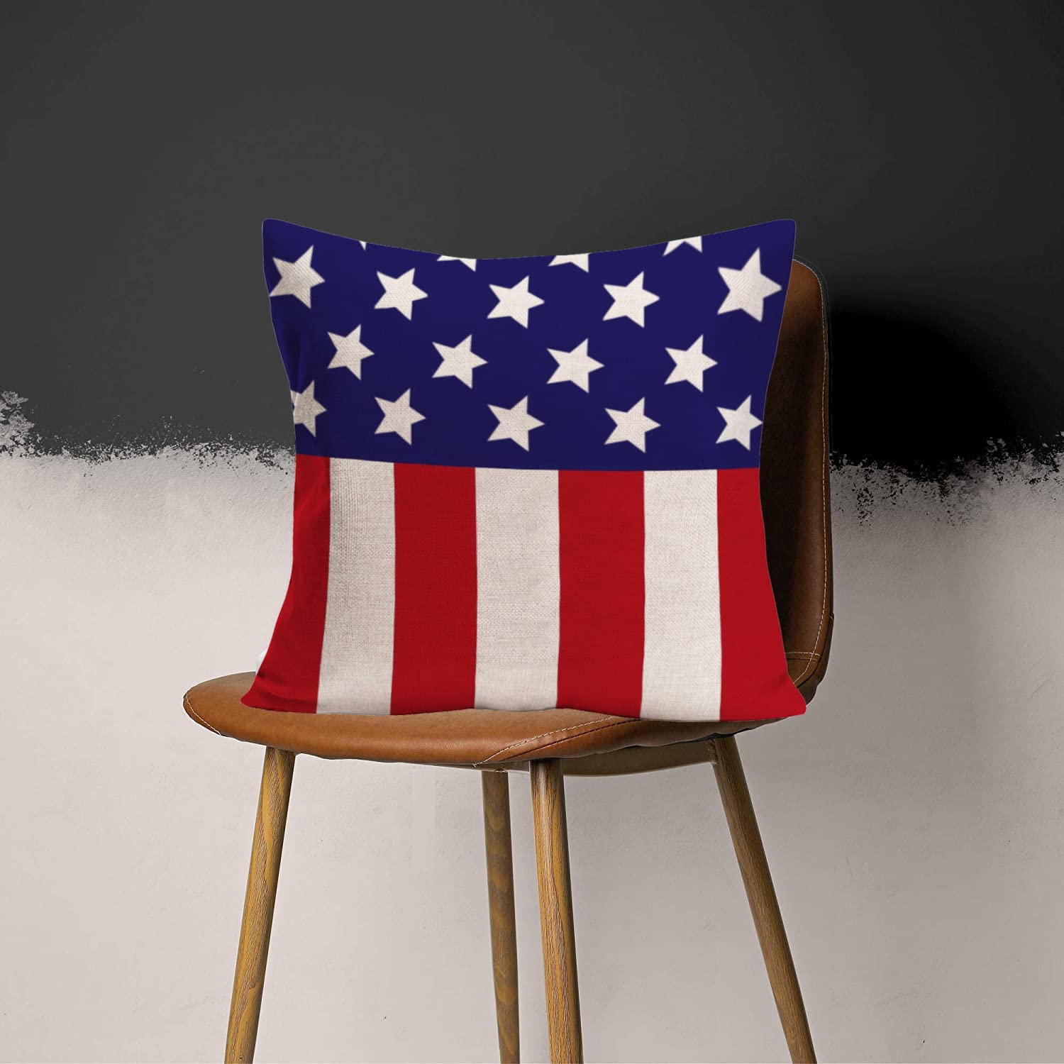 Amazon.co.jp: Smilyard アメリカ国旗 スロークッションカバー 愛国的