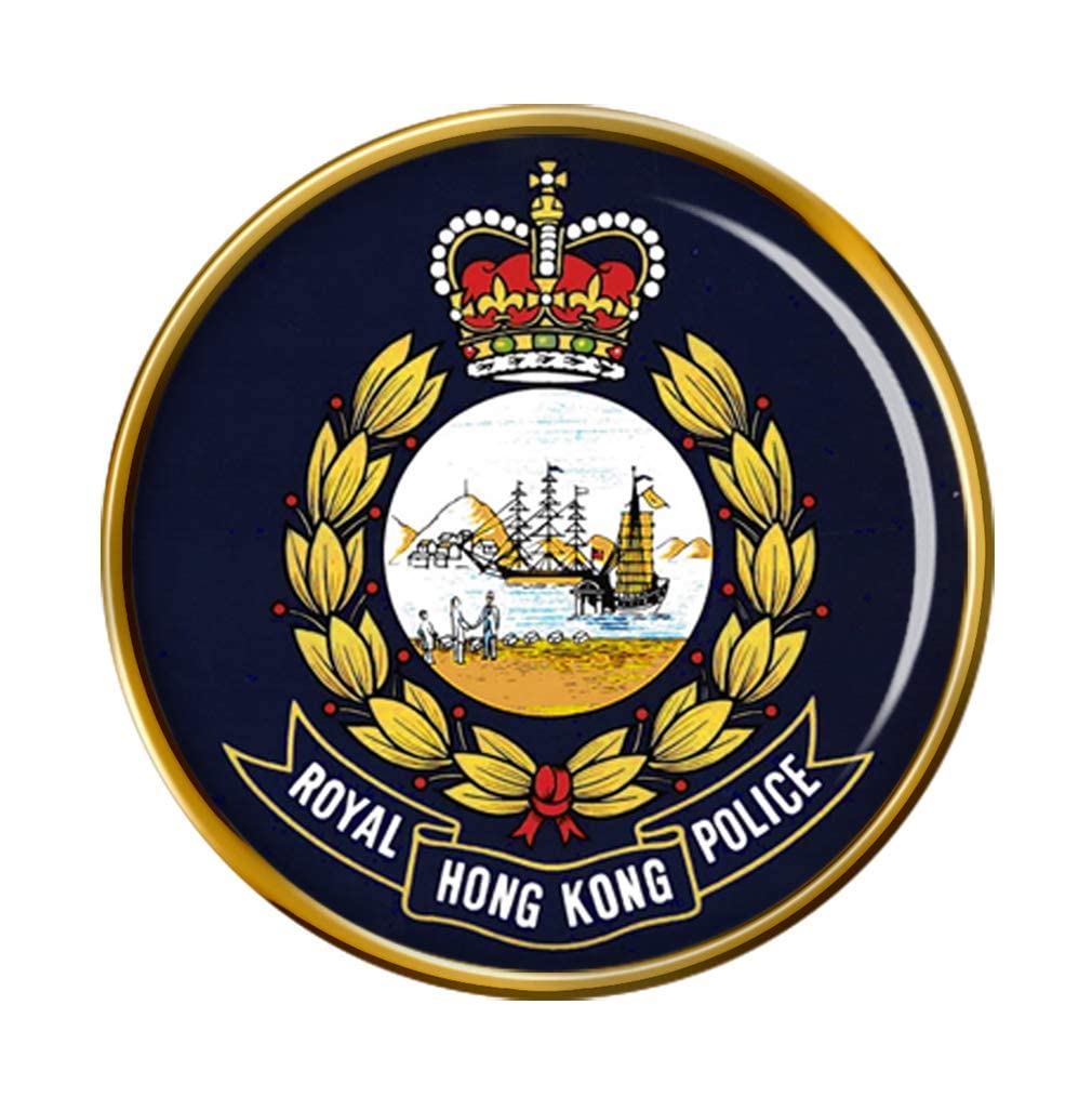 British Hong Kong Police Pin Badge