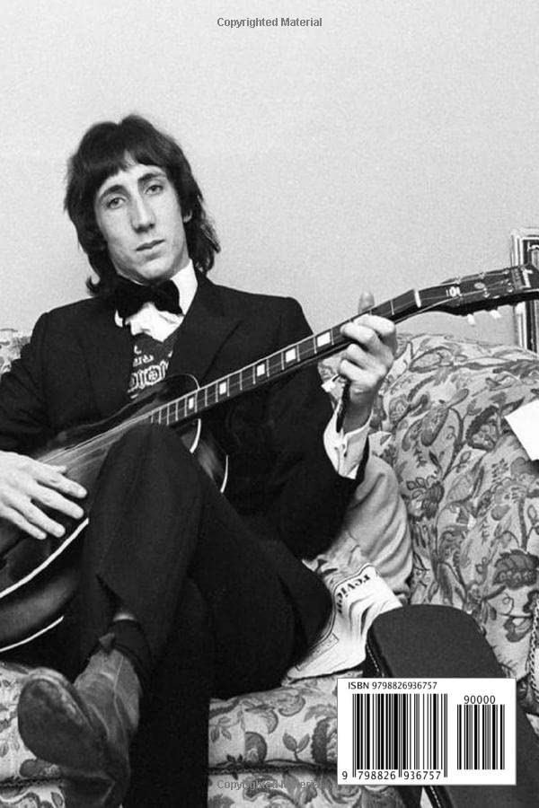 Pete Townshend journal notebook carnet de notes pour l'écriture créative
