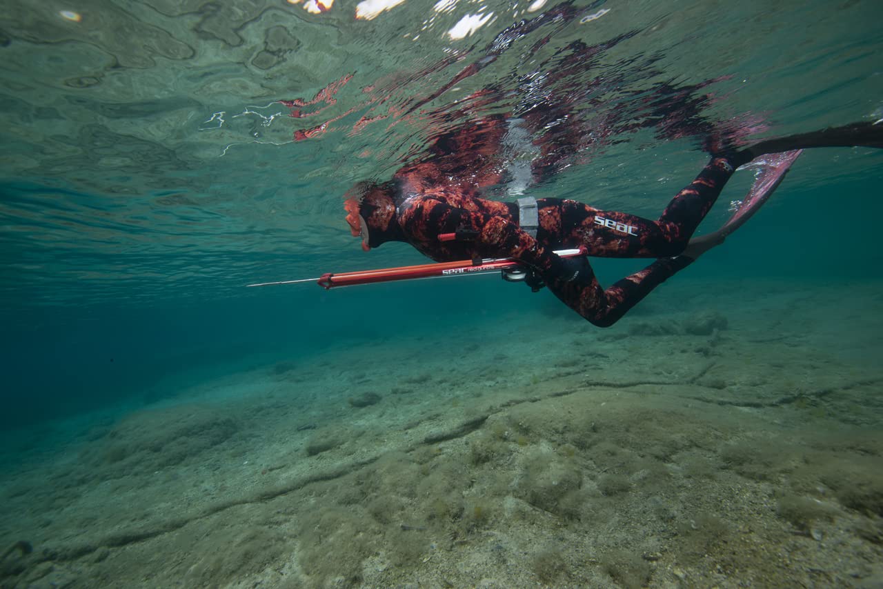 SEAC Unisex's Red Gun Sling Speargun with Parallel Elastic Head ...