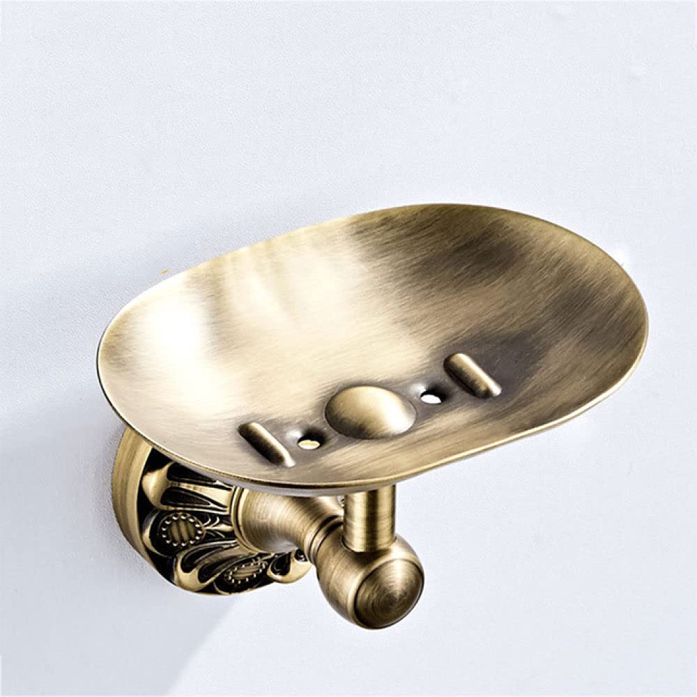 Soporte de rollo de papel higiénico de bronce para baños organizados sin desorden