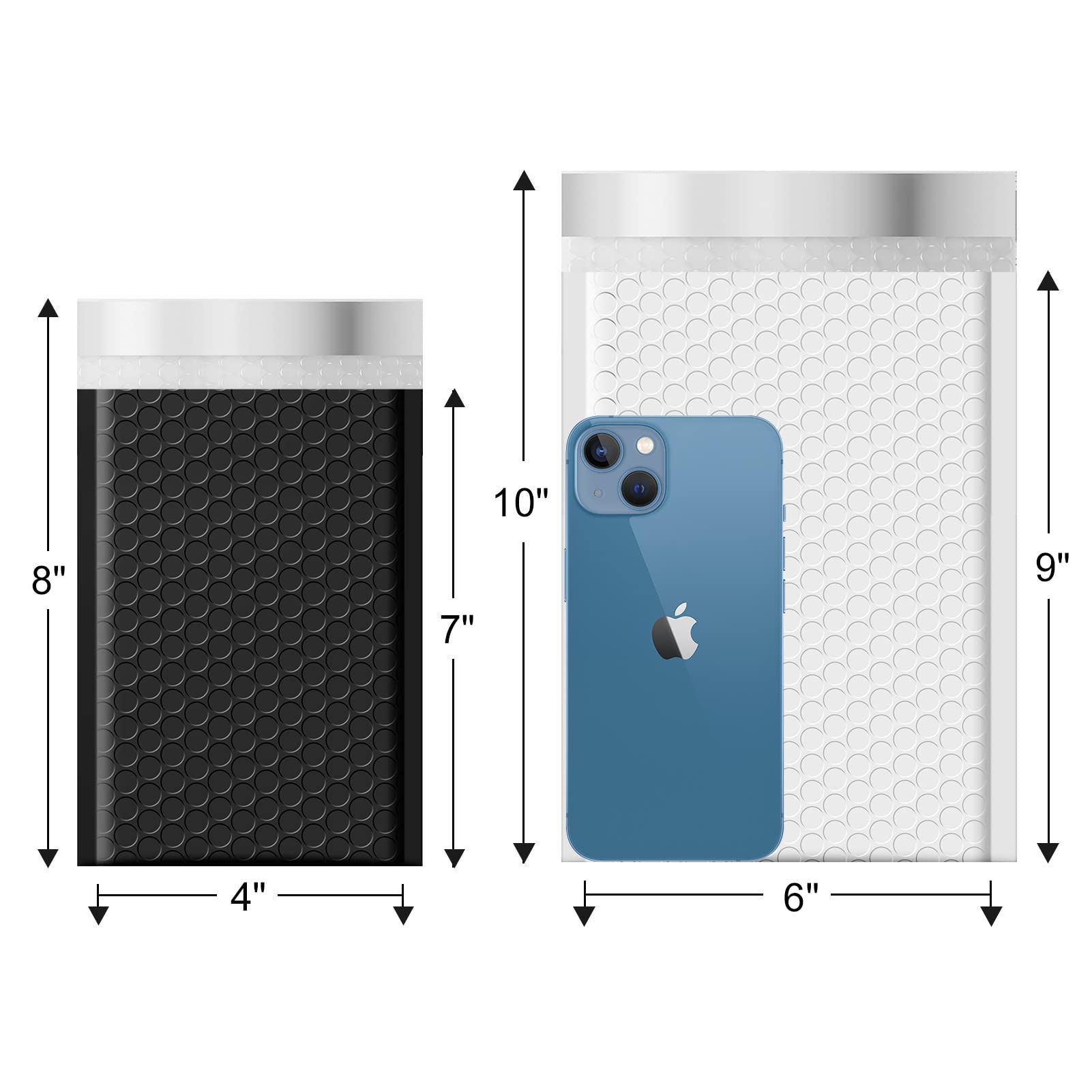 2000#000 4x8 Poly Bubble Padded Envelopes Mailers Shipping Case 4