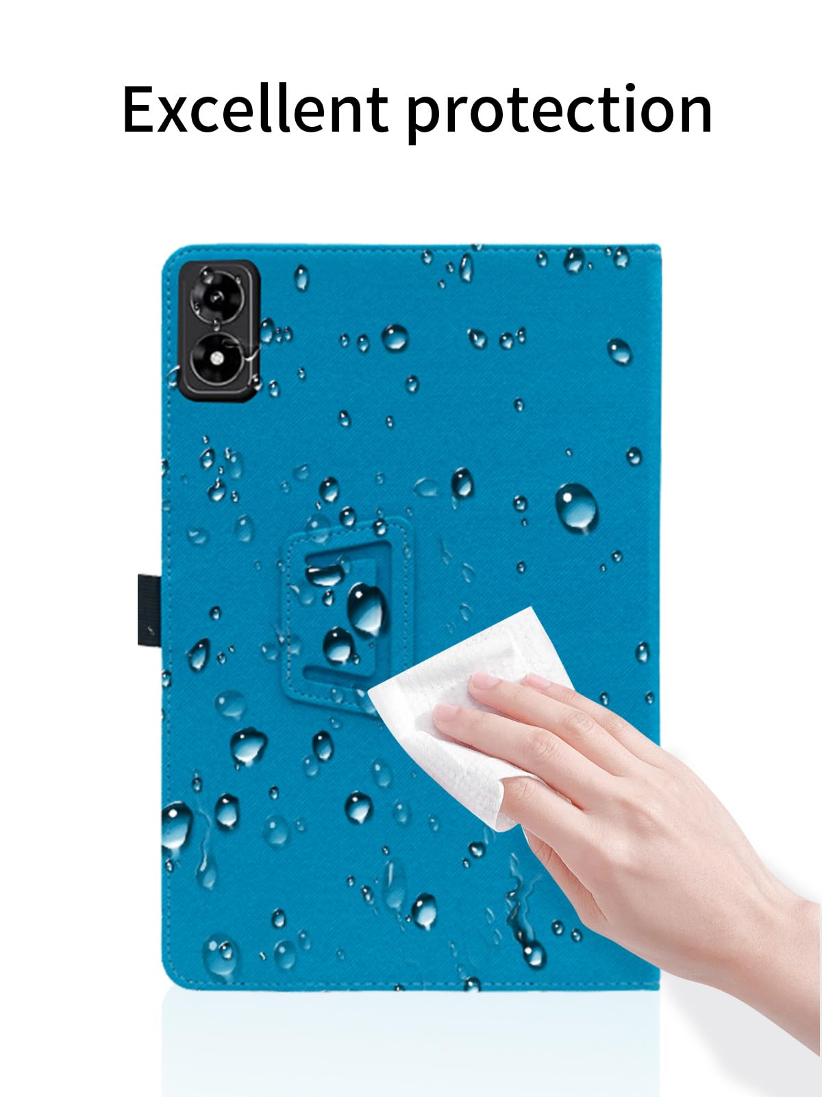 Qiawum Étui De Protection à Rabat Avec Support Pour Tablette