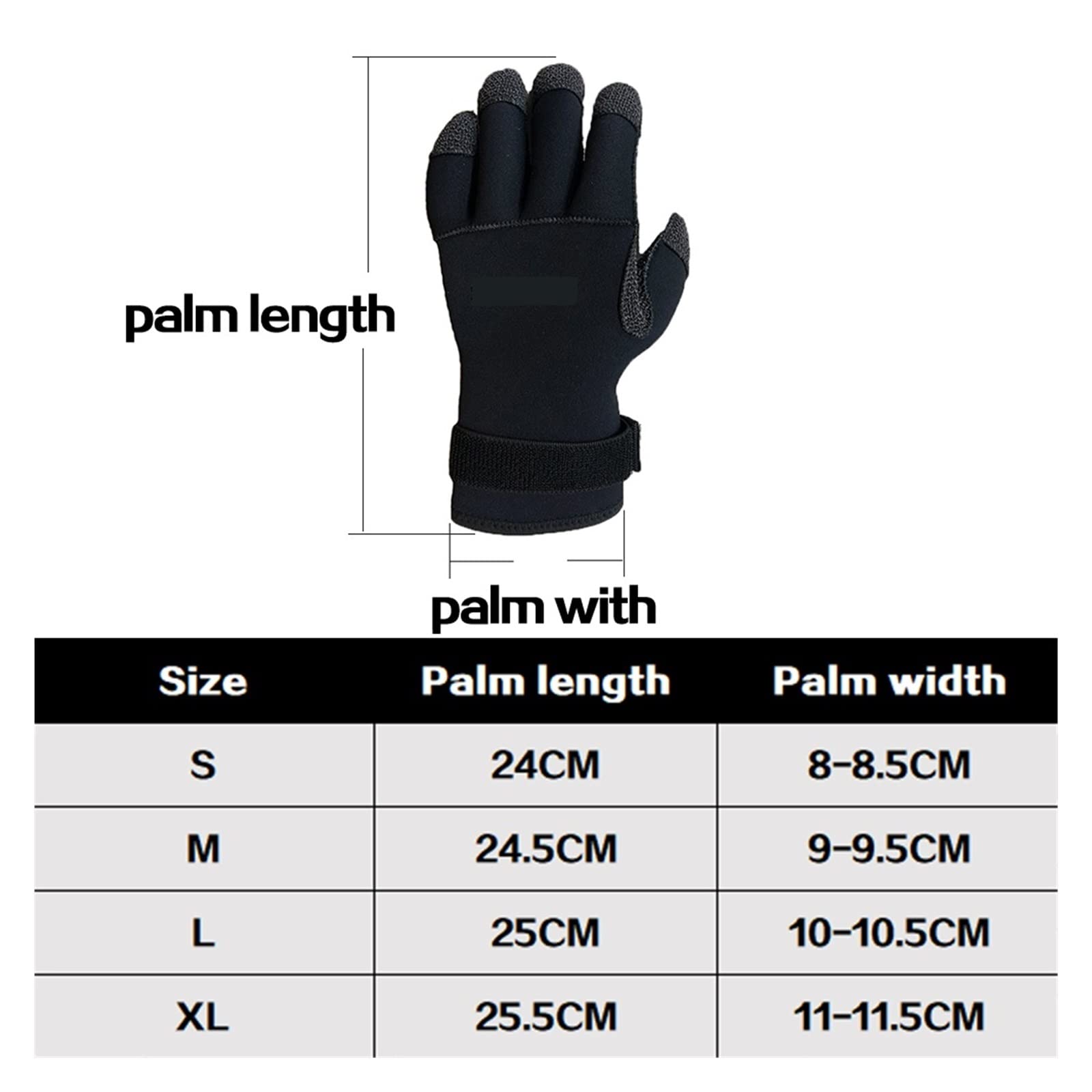 Guanti Da Immersione Guanti da immersione in neoprene da 3 mm resistenti al taglio e alla pugnalata, guanti da muta da sub caldi for lo snorkeling, surf, kayak, nuoto, guanti da pesca Ampia Gamma Di A