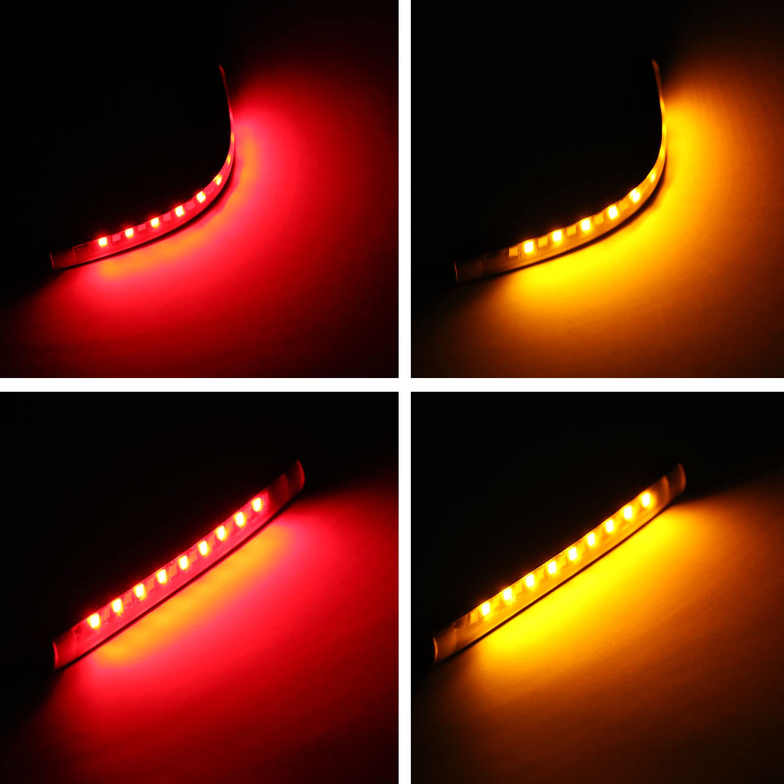 Indicatore di Direzione Indicatori di direzione per Moto Universal 1Pcs 12V Coda del rimorchio Luce di Arresto del Freno Luci della Targa a Flessibili Indicatore di direzione