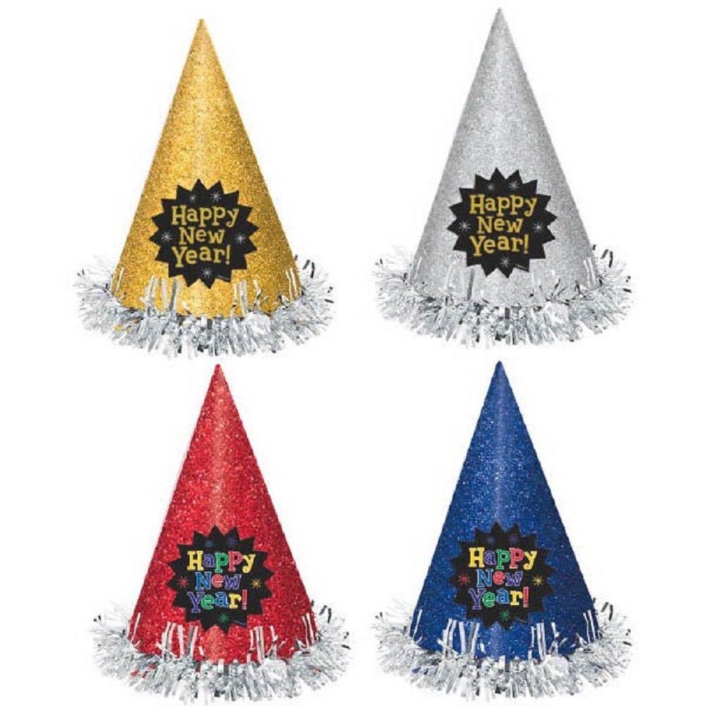 amscanHAT CONE MINI GLTR HNY - MSTR