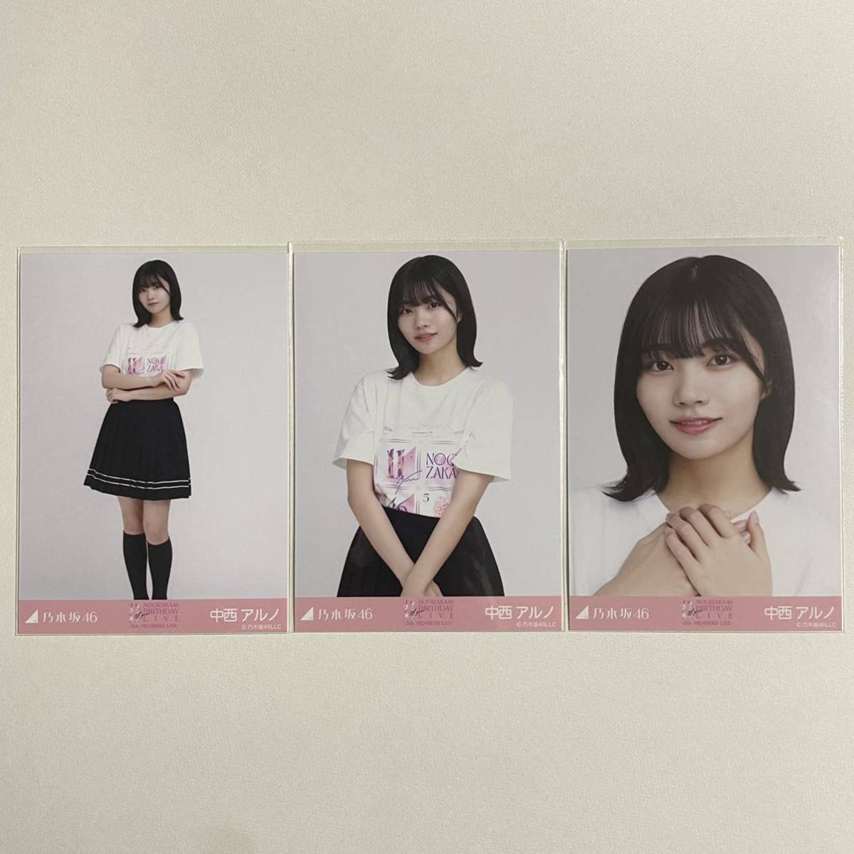 Amazon.co.jp: 乃木坂46 中西アルノ 11thBDライブ 5期Tシャツ 生写真