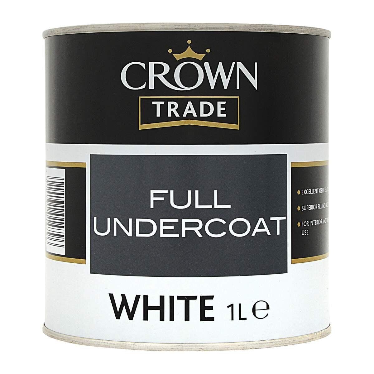 CROWN Trade White Undercoat 1 litre