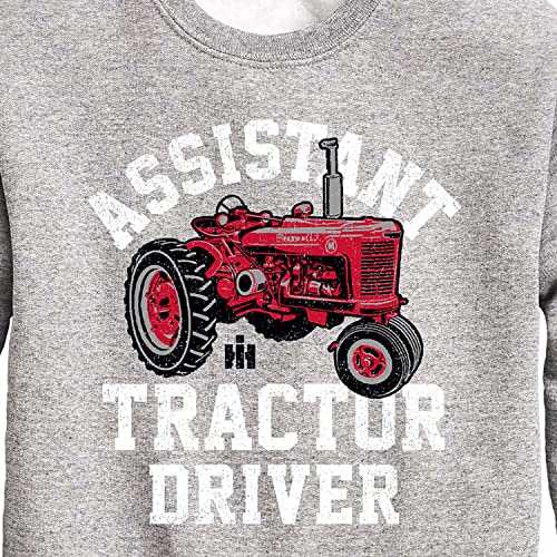 Country Casuals Farmall - Assistant Tractor Driver - Youth Crewneck Fleece Sweatshirt3