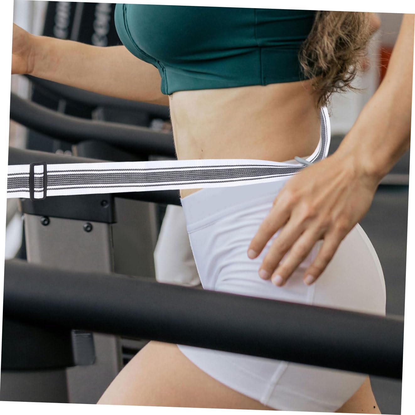 STOBAZA Laufband Massagegürtel Taillenband Vibrationsgerät Laufbandzubehör Kompatibel für Rückenmassage und Fettverbrennung