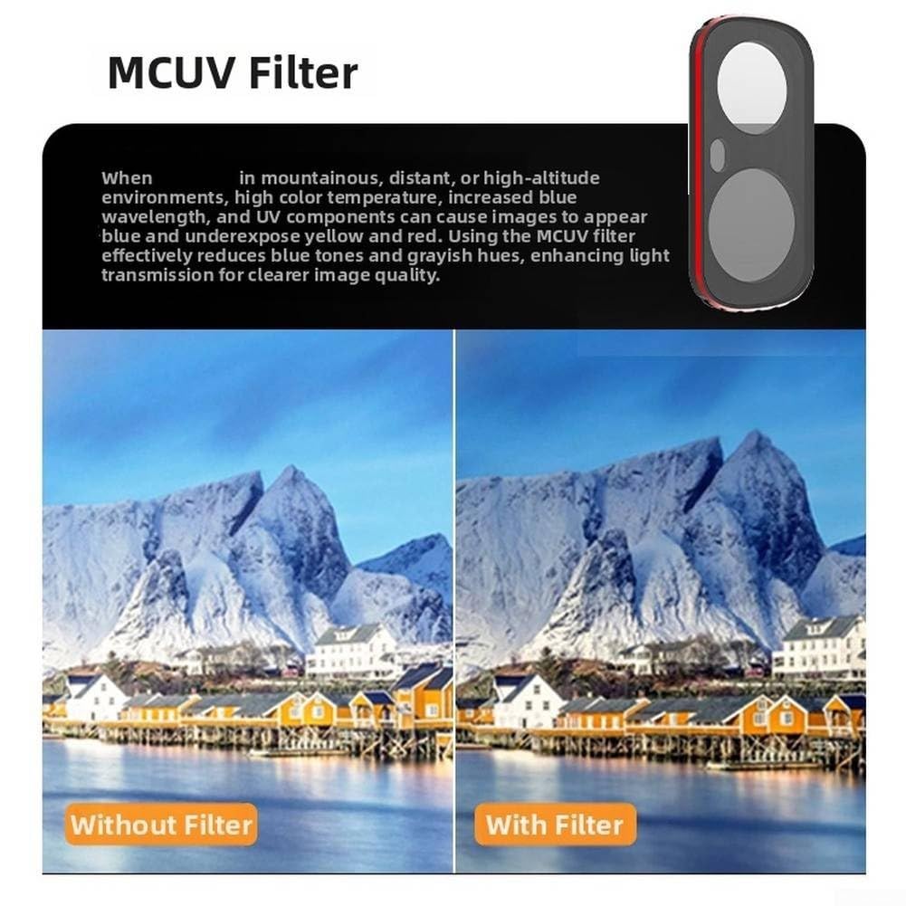 Kit filtro fotografico per Insta360 Luna Black (6 pezzi)
