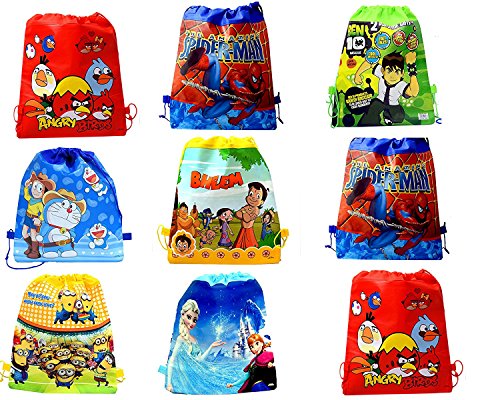 Royals Birthday Return Gifts for Kids (Haversack Bags + Stationary Set Combo) Multicolor