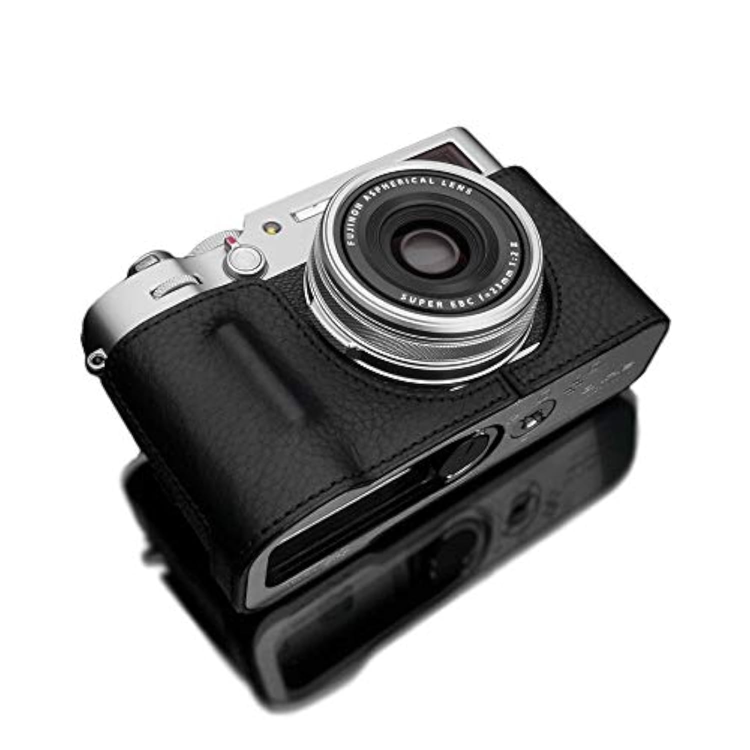 Gariz HG-X100VBK Genuine Leather Half Case for Fuji X100V, Black