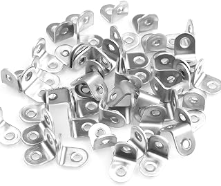 ASelected 100-piece small 304 stainless steel L brackets