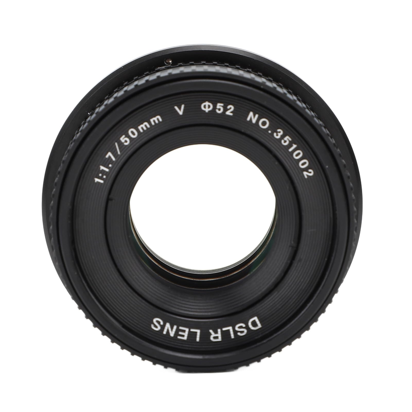 Obiettivo per Fotocamera da 50 Mm F1.7, Obiettivo con Messa a Fuoco Manuale Ad Ampia Apertura Full Frame per Fotocamere DSLR con Attacco EF, Rivestimenti Multistrato