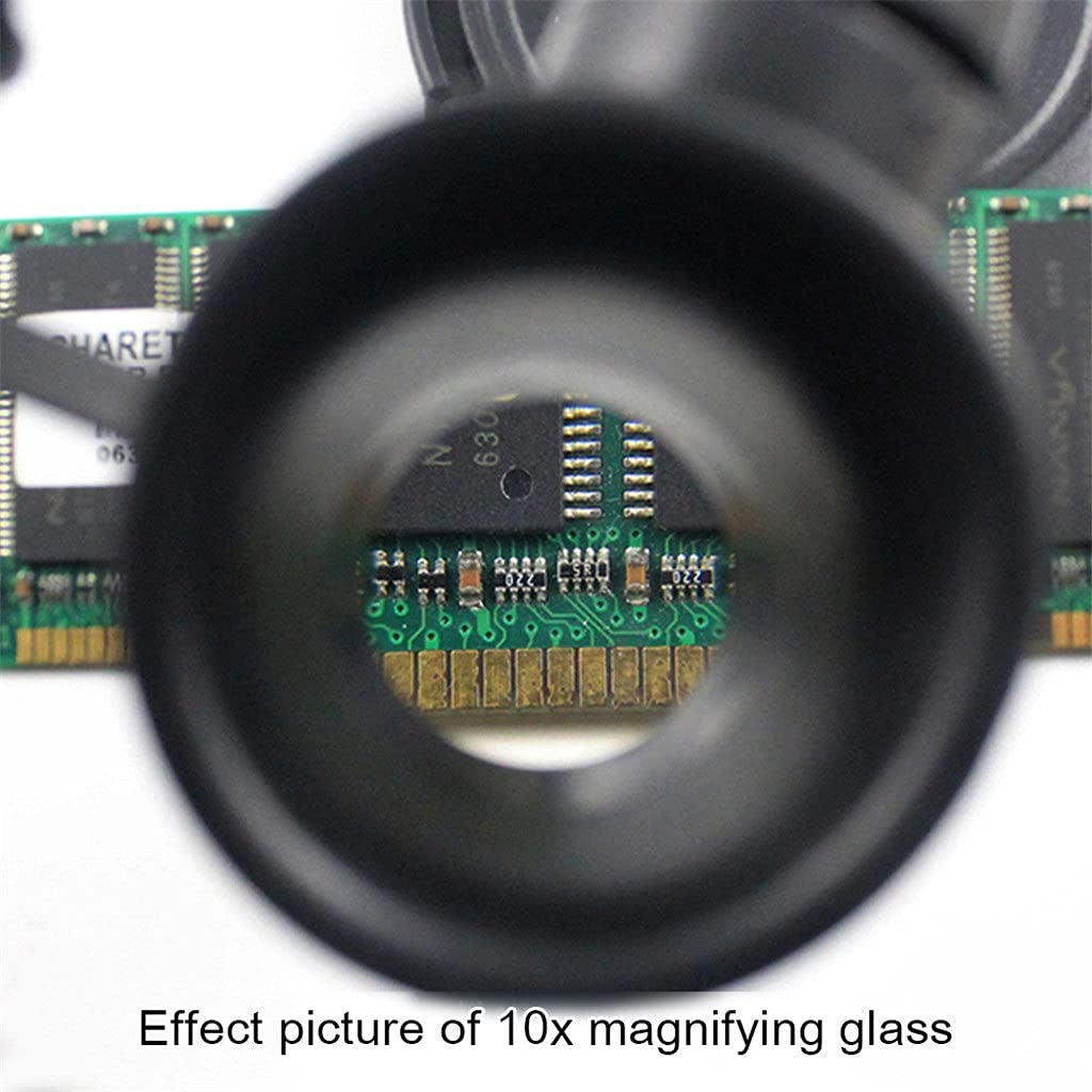 Gafas de Aumento con Diadema de observación y Lupa Gafas de Aumento con Lente portátil con LED