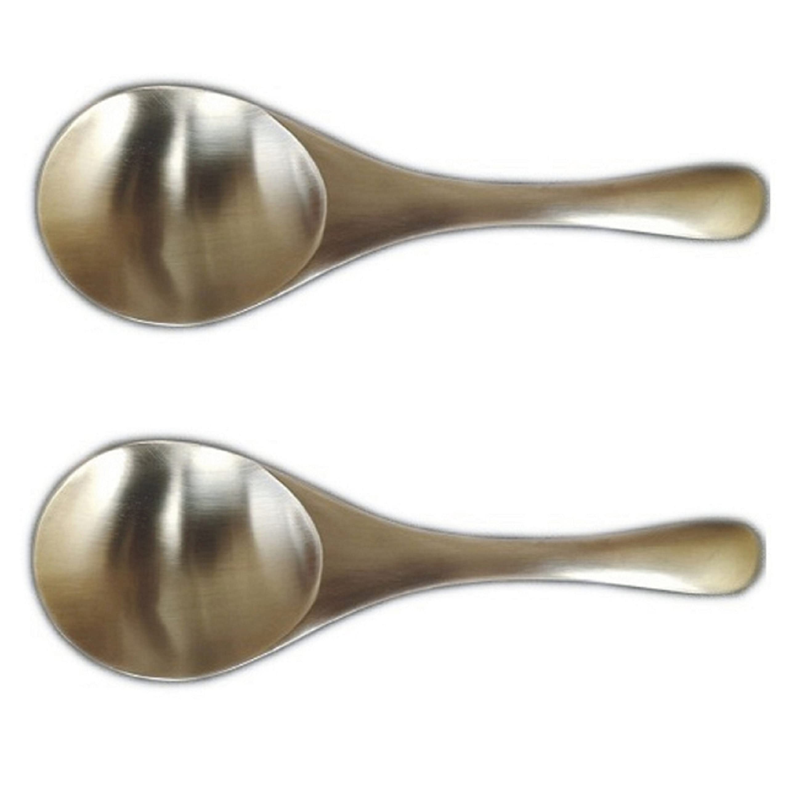 Huda MFG. CO KANSA/Bronze Serving Spoon Set of 2 PCS 9 INCH
