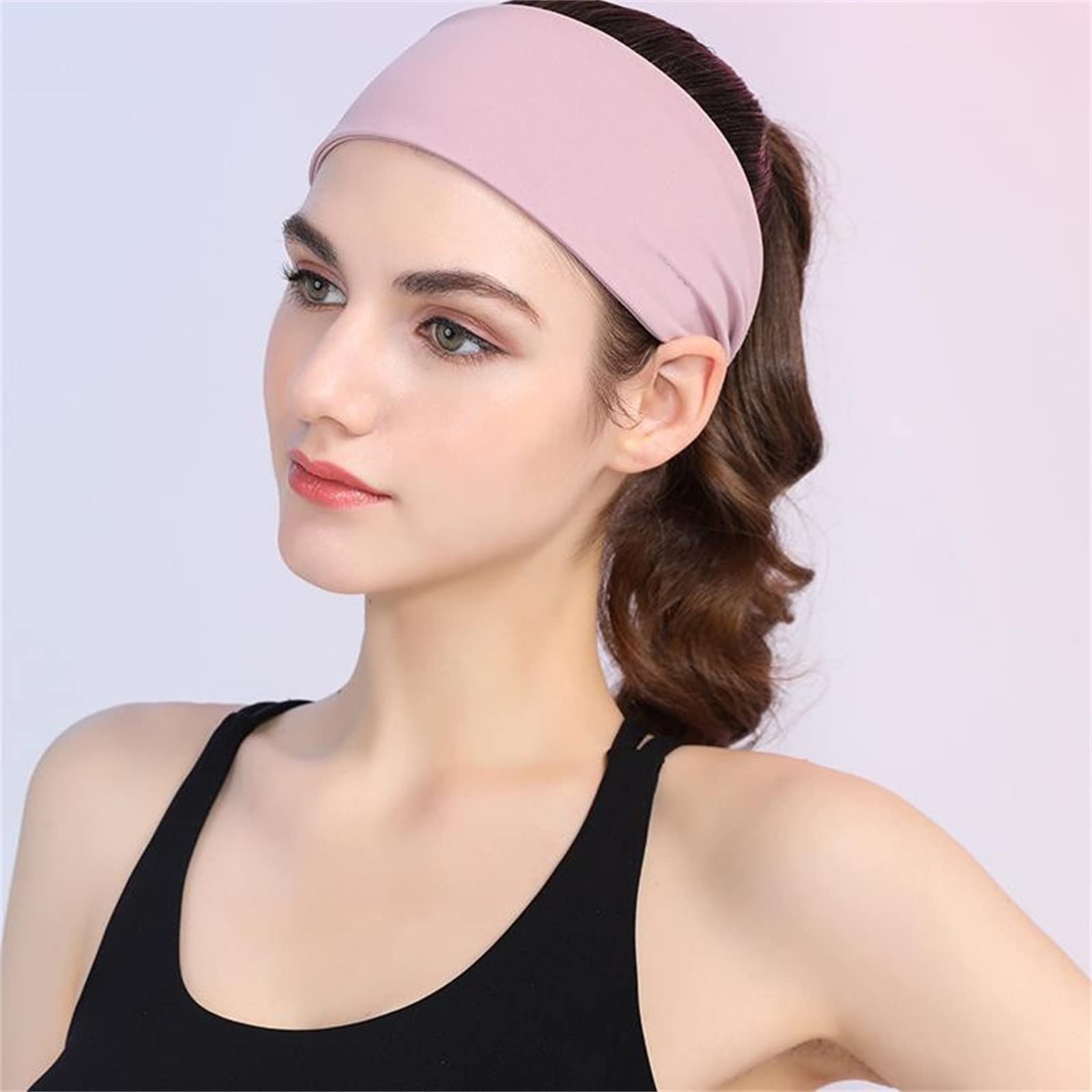 Yoga Laufen Sport Stirnband Schweißabsorbierendes Stirnband für Laufen, Yoga, Gym