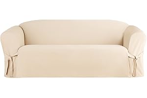 Premium Sofa Shield: SureFit Heavyweight Cotton Duck Sofa Cover