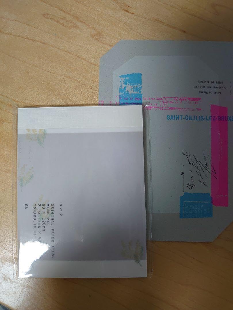 ヨハクさんメモパッド（ミモザ） M-028 メモ帳 04 ミモザ | ヨハク