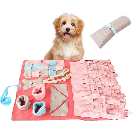 Amazon ノーズワークマット 犬 おもちゃ 犬 玩具 ノーズワーク マット 小型犬 おやつ隠しマット のーずわーくマット 犬 早食い防止 犬 噛むおもちゃ 分離不安 ストレス解消 集中力向上 嗅覚訓練 運動不足 食いすぎる対策 ピンク 50 50cm Askill 犬用アジリティ Amazon ノーズワークマット 犬 おもちゃ 犬 玩具 ノーズワーク マット 小型犬 おやつ隠しマット のーずわーくマット 犬 早食い防止 犬 噛むおもちゃ 分離不安 ストレス解消 集中力向上 嗅覚訓練 運動不足 食いすぎる対策 ピンク 50 50cm Askill 犬用アジリティ