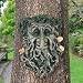 BSBJJ Halloween Old Man Tree Face Sculpture, Whimsical Tree Hugger Sculpture - Suitable to Outdoor & Garden Decor