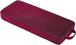 Religious Gifts Microfiber and High Density Foam Personal Prayer Kneeler Pad, Burgundy, 18 3/4 Inch