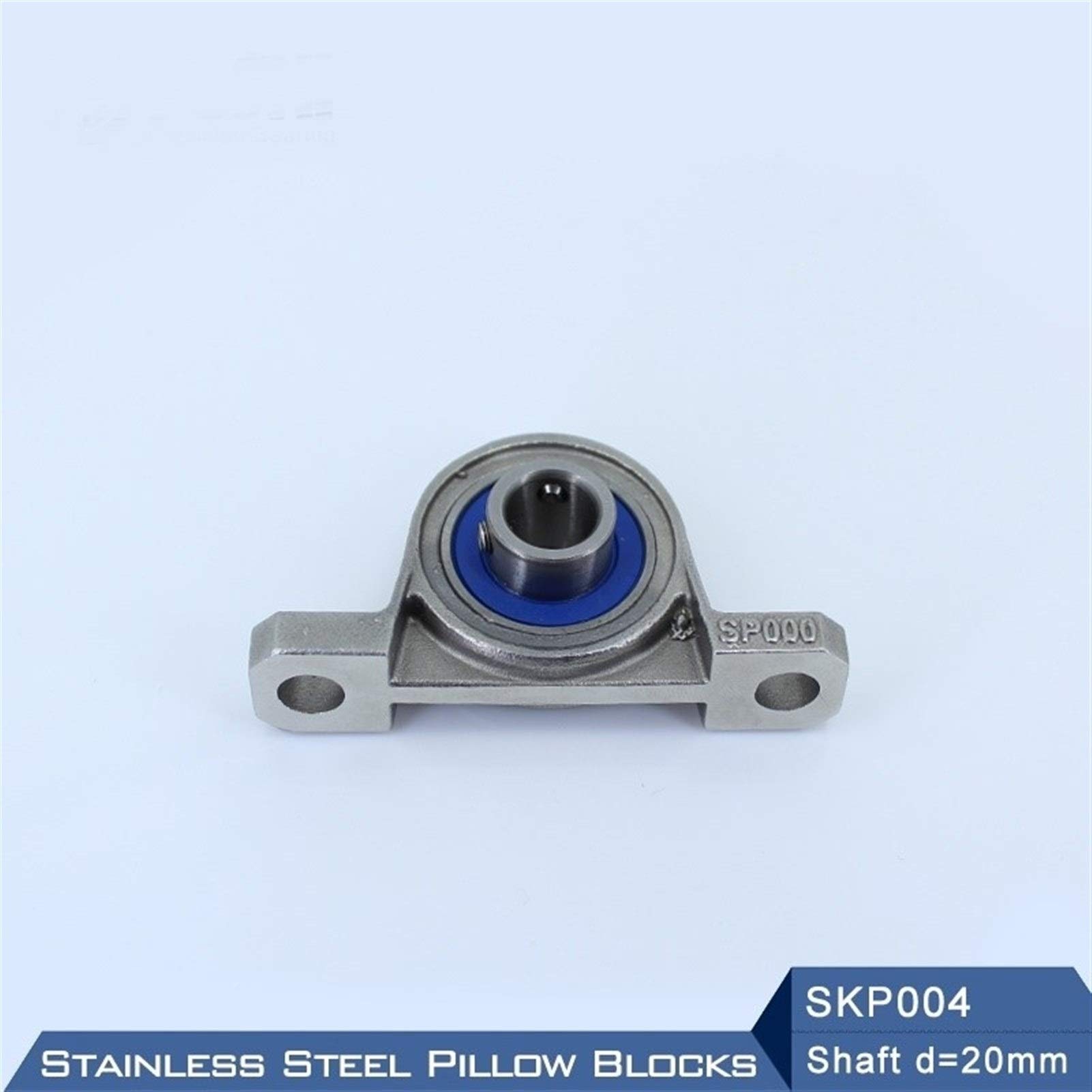 SKP004 Eje de cojinete 20 mm Alojamientos de cojinete SSKP004 Chumacera de Acero Inoxidable S KP004 Cojinetes montados de 20 mm