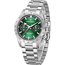 PD1766 Men's Chronograph Quartz Watch Stainless Steel Strap Watch Japan VK64 Movement 100 Meters Waterproof Men's Watch