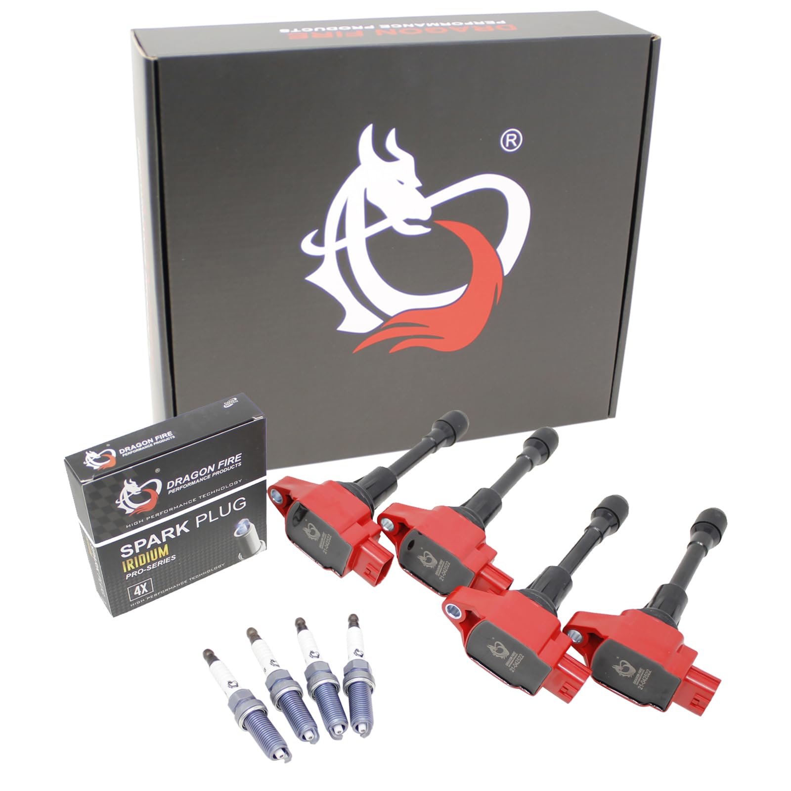 Amazon.com: DRAGON FIRE PERFORMANCE Ignition Coils IRIDIUM Spark