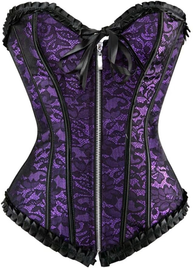 Corset Dress top Skirt Set Bustier Corsets for Women Plus Size Vintage Victorian Burlesque Lingerie Costume