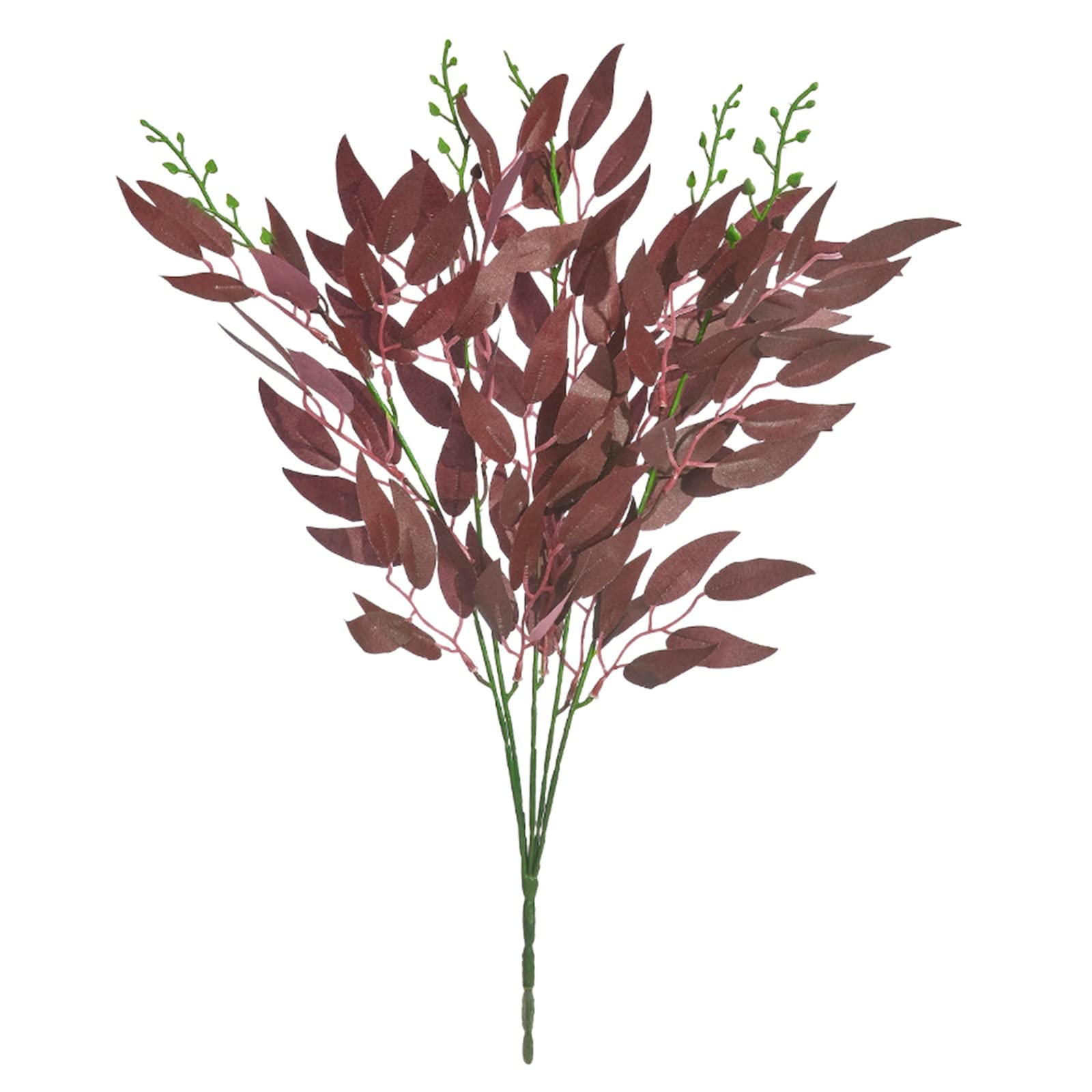 Artificial Myrtle Leaf Spray 18-20 Inch Realistic Foliage Stems for Home,Outdoor,Wedding & Garden Decor