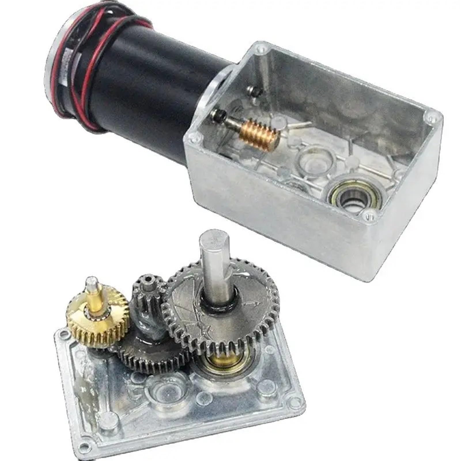 Getriebemotor 12V 24V Schneckengetriebe langsam hohes Drehmoment A5882-45