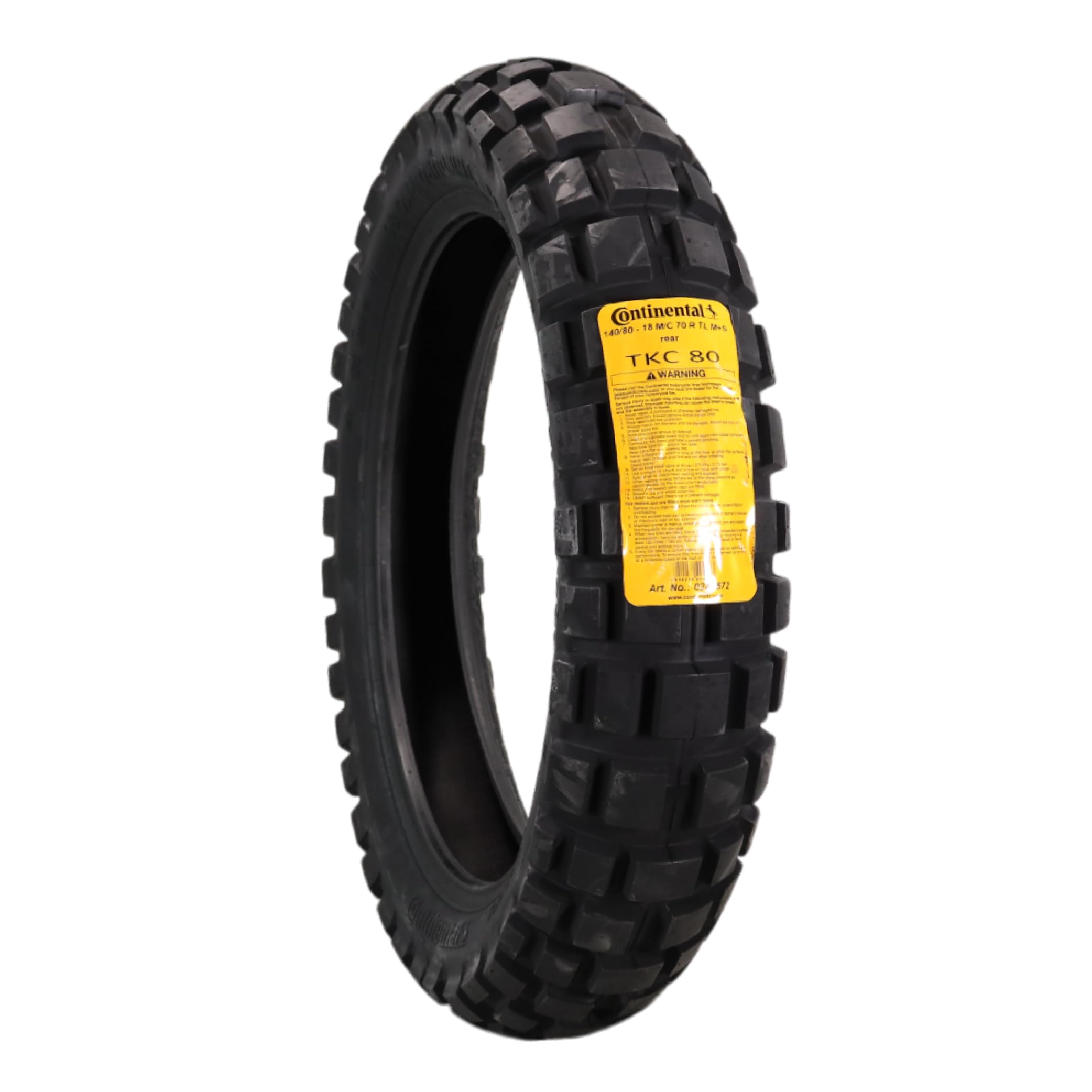 Continental TKC 80 Twinduro 70R TL M+S Off-road Rear Tire 140/80