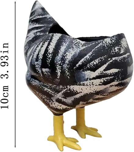 Miniatura 6 de bvgfsahne Glass Christmas Decorations Small Chicken Butt Planter Succulent Planter Cactus Planter Unique Plant Pot Funny Planter Farm Planter