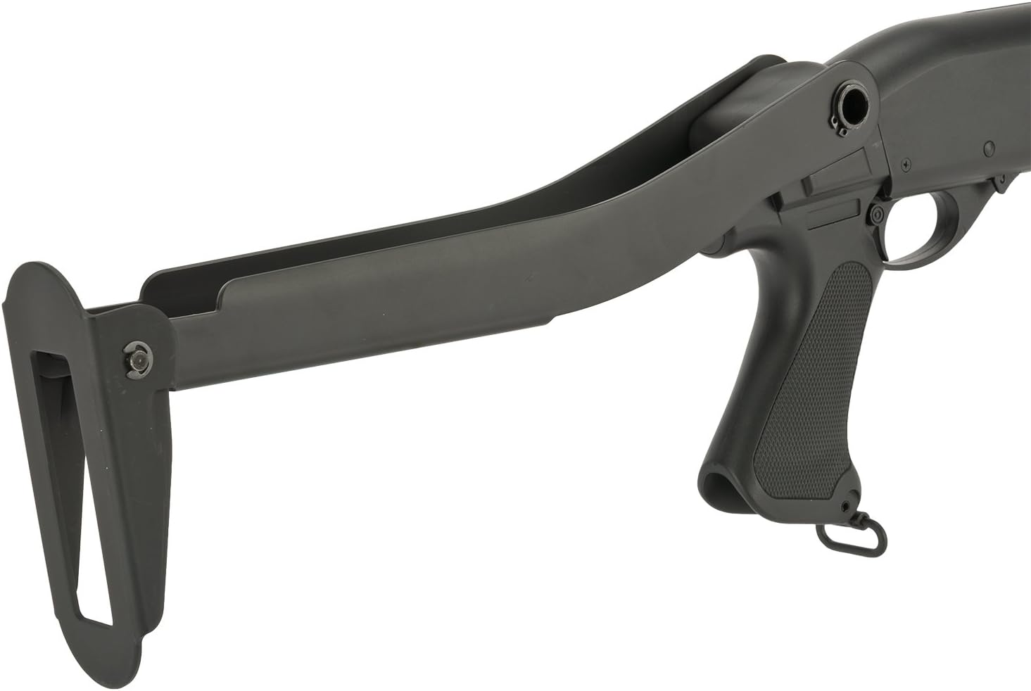 Evike Airsoft - CYMA Standard M8.70 3-Round Bu.RST Multi-S.hot Sh.ell Loading Airsoft Sh.otgu.n (Model: Folding St.ock CQB) - (PID: 63536)