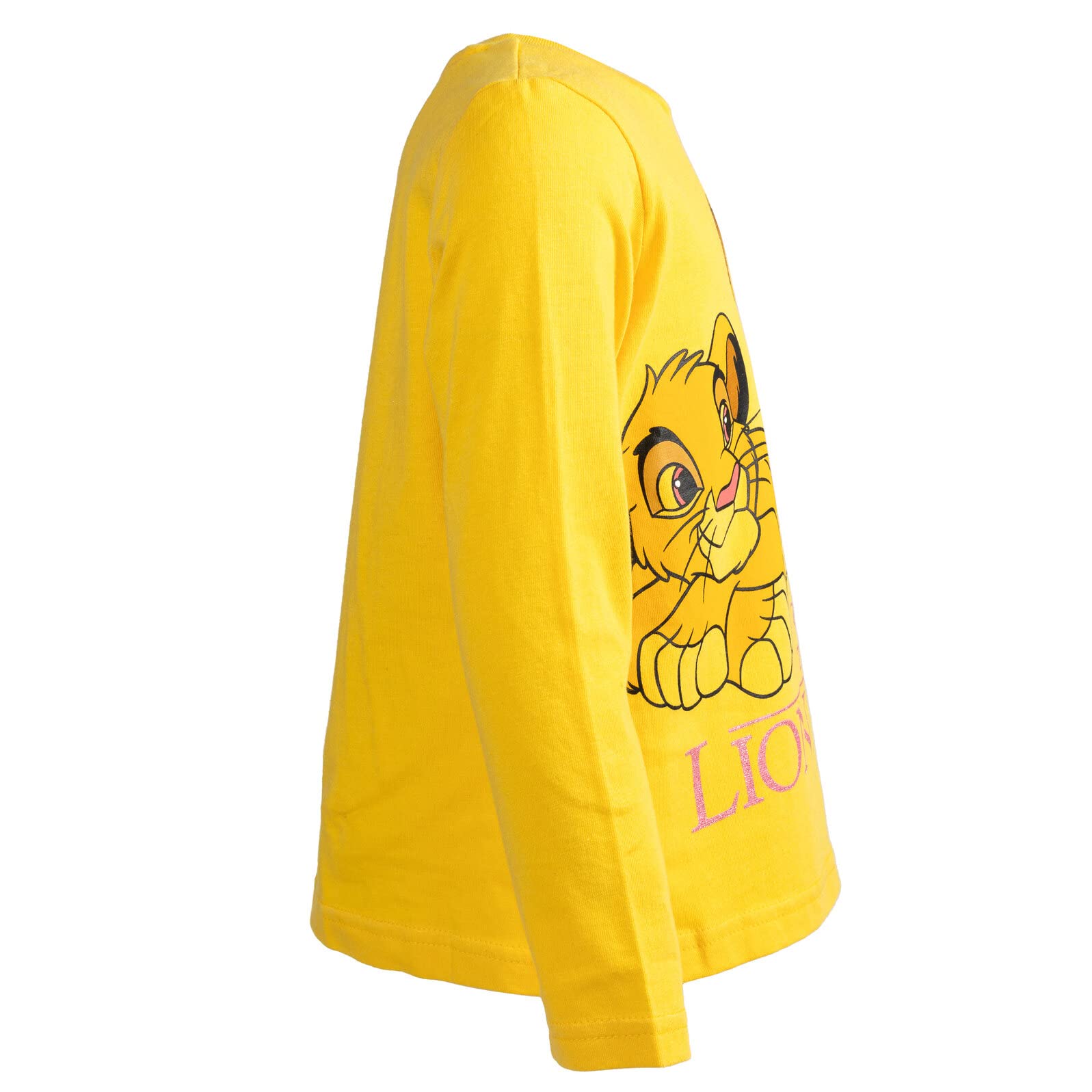 Disney Król Lew, Nala Simba, dziewczęcy, T-shirty dla małych dzieci i dużych dzieci, 2 sztuki