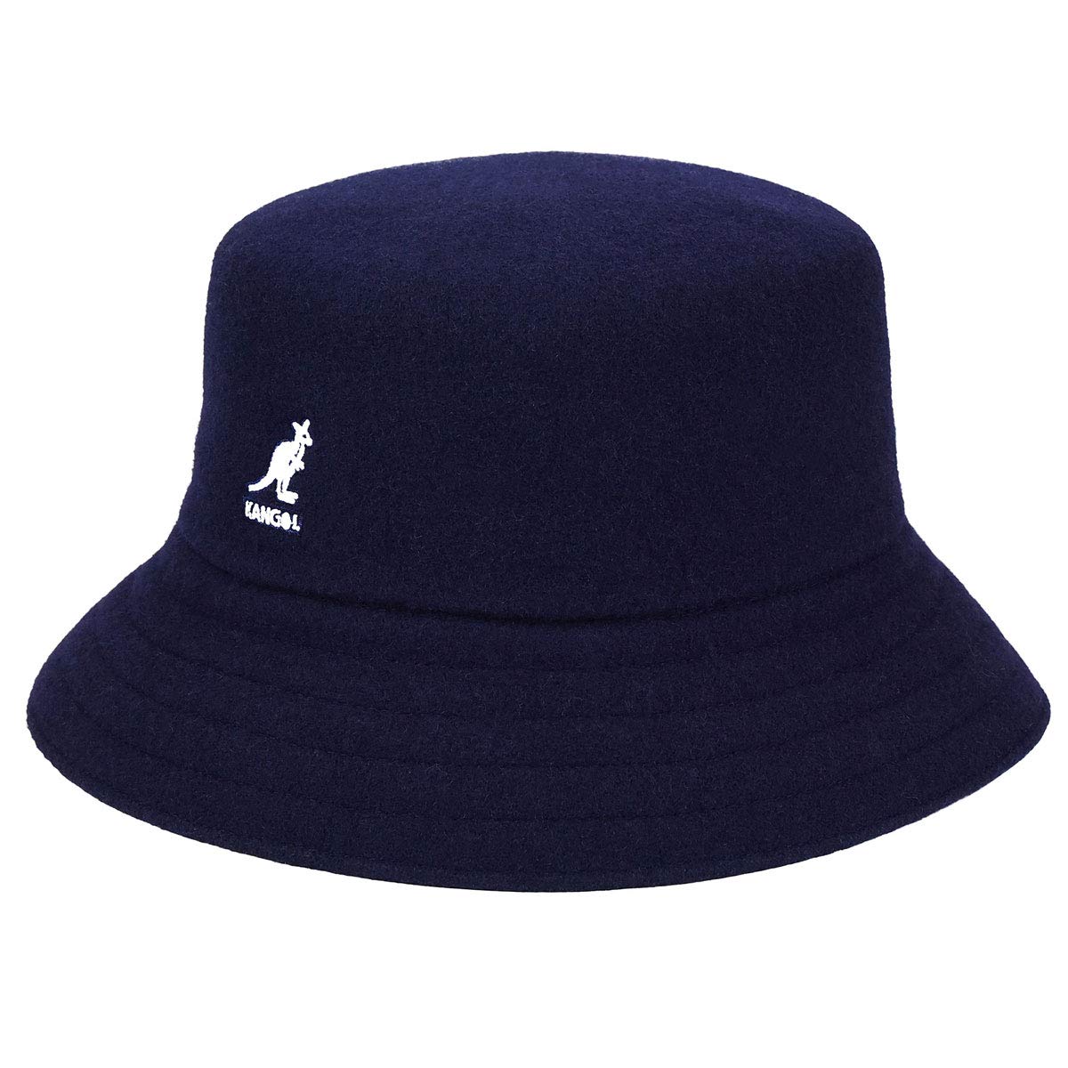 Kangol Wool Lahinch Bucket Hat by Women/Men - Cloth Fishing Trend Winter Autumn-Winter - M (56-57 cm) Navy