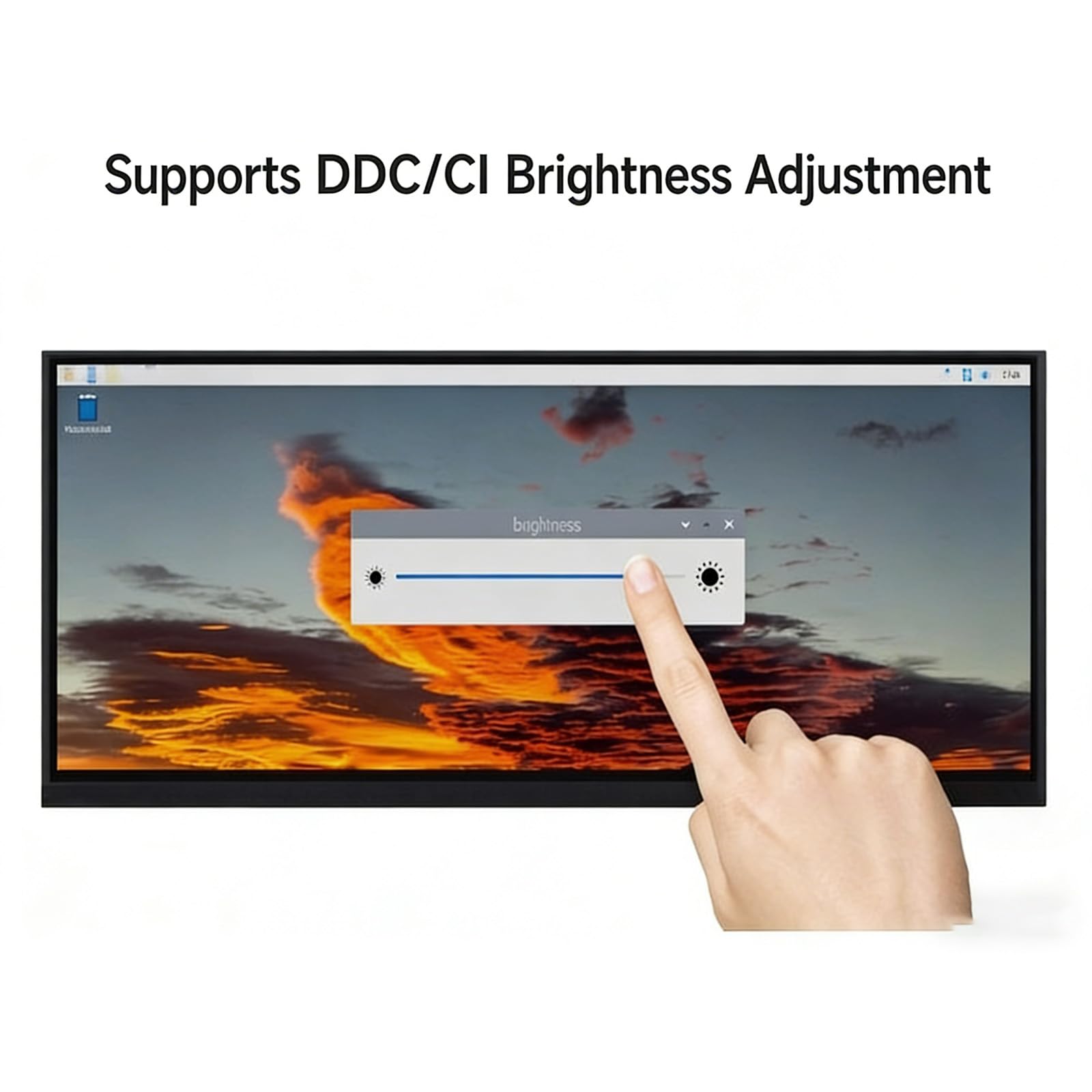 Pantalla táctil rectangular de 12.3 pulgadas, resolución de 1920 x 720, pantalla LCD táctil capacitiva de 10 puntos, panel LCD rectangular de repuesto
