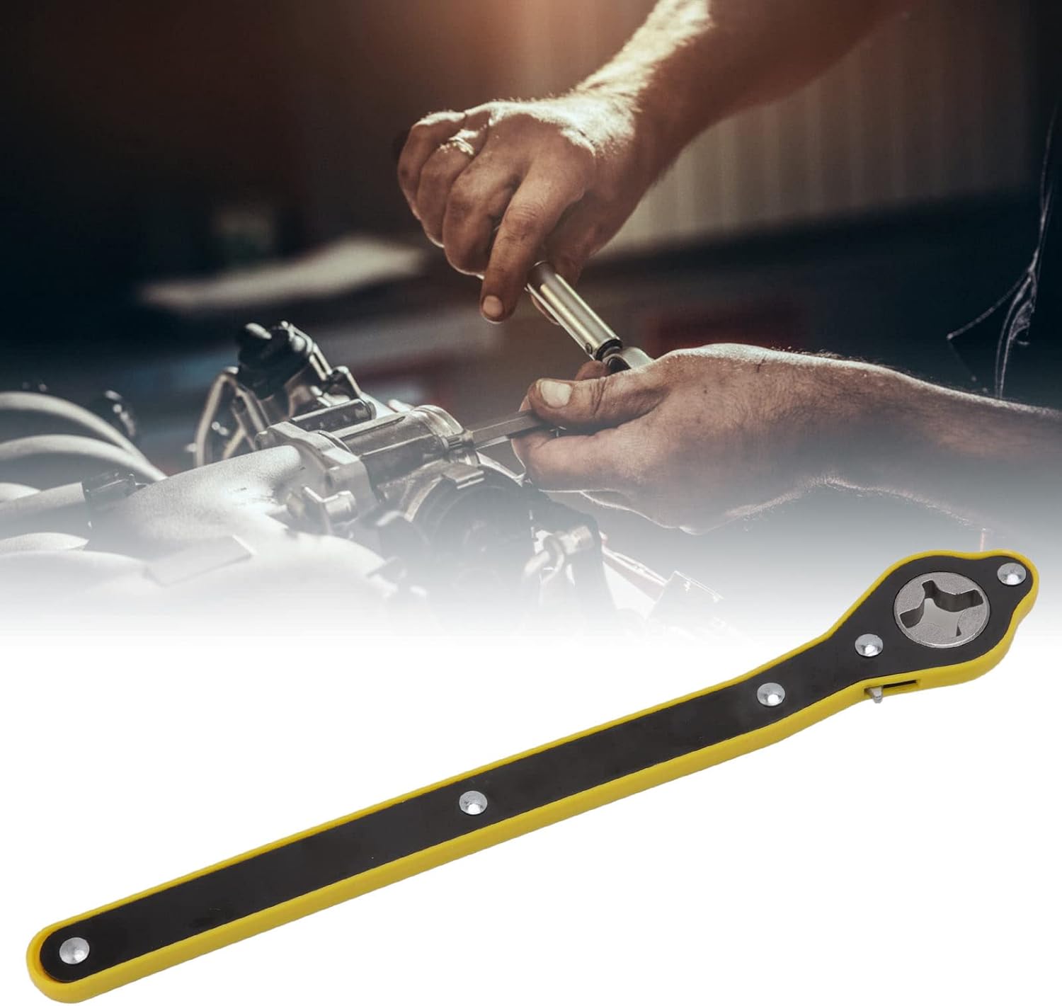 Jack Wrench Head,Jack Ratchet Wrench,Ratchet Wrench 34cm Long Handle