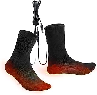 電熱ソックス 電気靴下 加熱靴下 3秒速熱 55℃恒温加熱 保温 防寒 足温器 USB充電式 省エネ 高伸縮性 足用ヒーター ソックス 着脱簡単 耐久性 多機能 通勤 通学 旅行 オフィス アウトドアスポーツ 車内 家庭用 男女兼用 防寒グッズ 贈り物 プレゼント