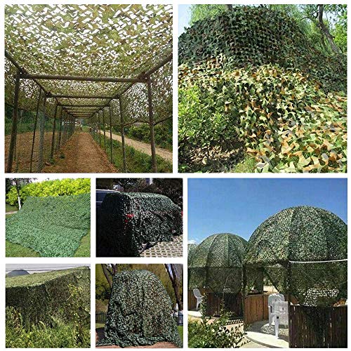 Mdurian Tarnnetz Camouflage Netz Sonnenschutz Tarnung Camo Net für Jagd Camping Dekoration Schutz Zeltschirm Urwald – Bild 8