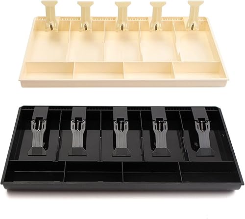 Miniatura 5 de ZHANGJINYISHOP2016 Bandeja de repuesto para caja registradora de dinero, 15.906 x 9.646 x 14.173in, caja de almacenamiento para cajero registrador,