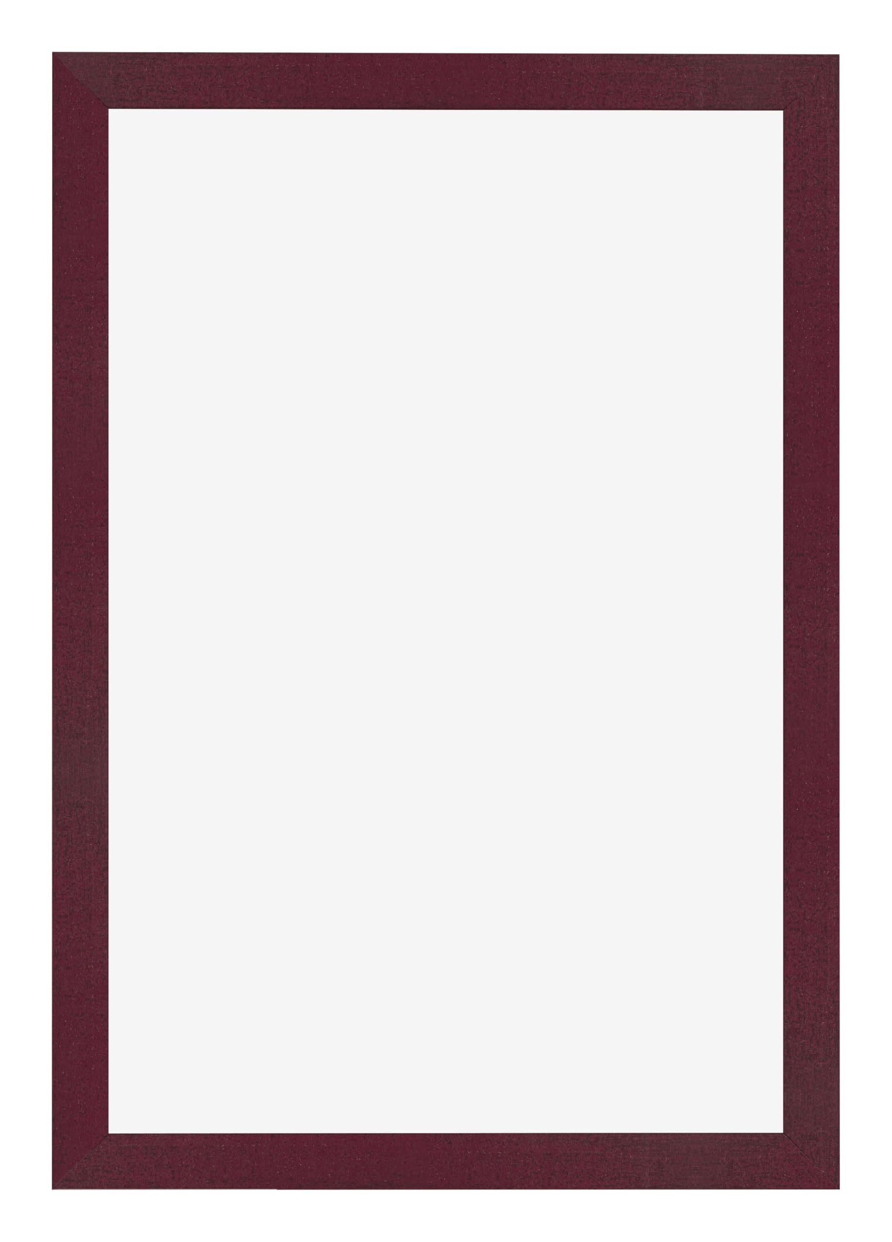 Dutch Frame Factory - Picture frame 40x60 cm - Wine Red Swept - MDF Picture frame with Antireflex Acrylic glass - Photo frame 40x60 cm - Benno